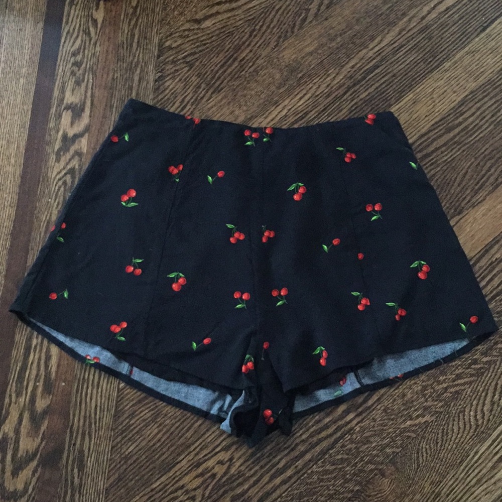 High Rise Mini Shorts